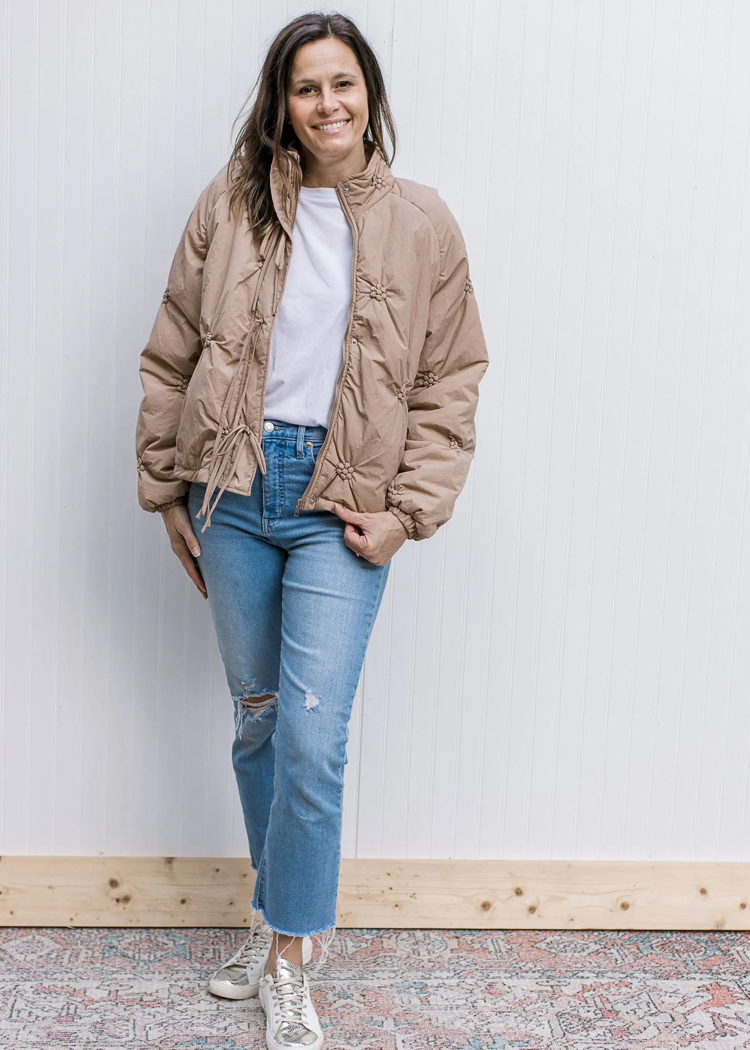 XZ Elevated Taupe Puffed Jacket