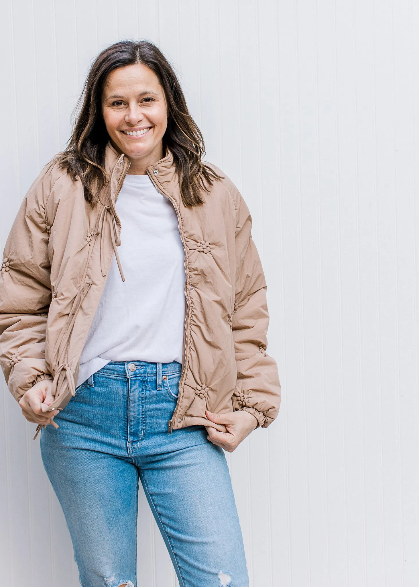 XZ Elevated Taupe Puffed Jacket