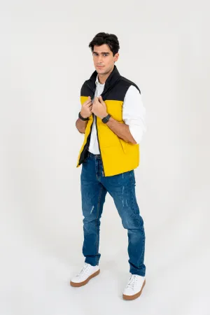 Yellow Down Gilet
