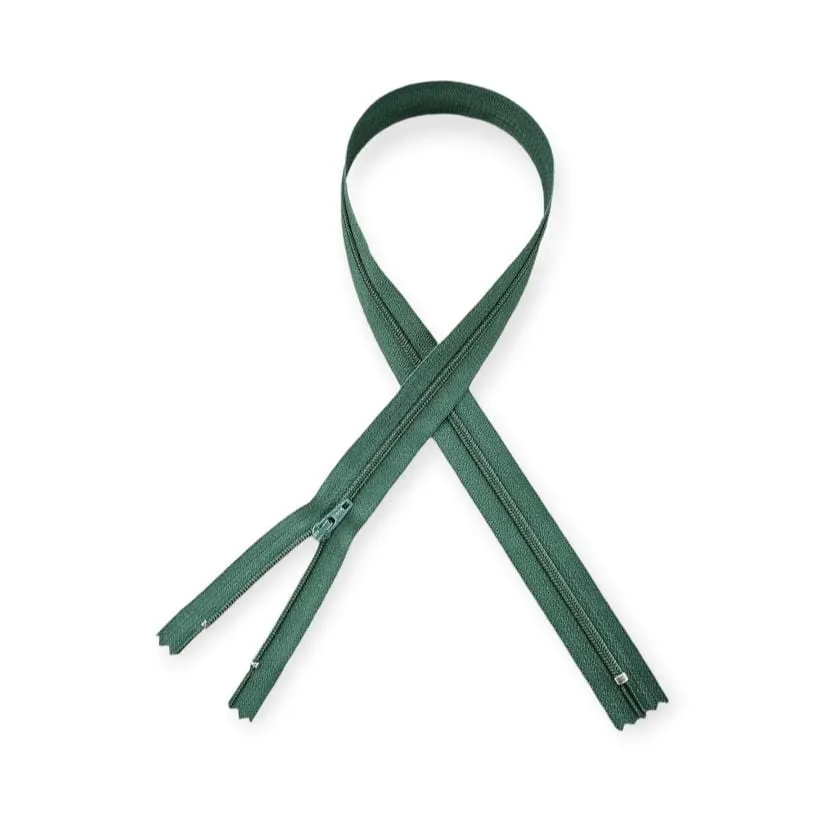 YKK Nylon Zip Bottle Green