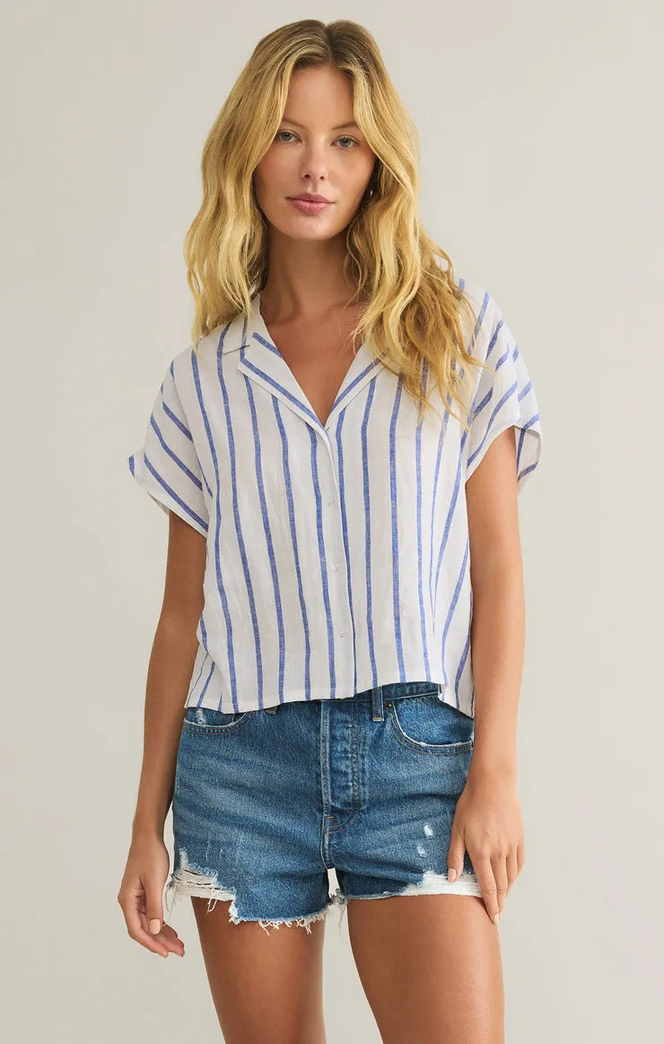 Z Supply Parellel Button Down Top
