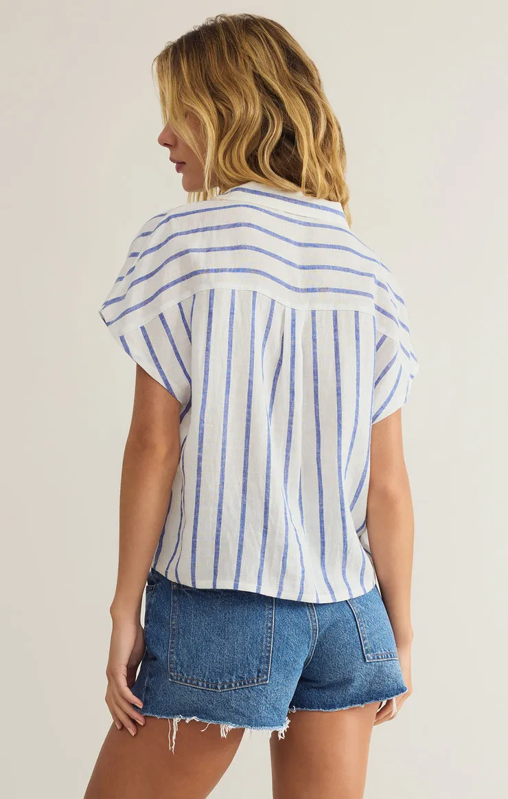 Z Supply Parellel Button Down Top