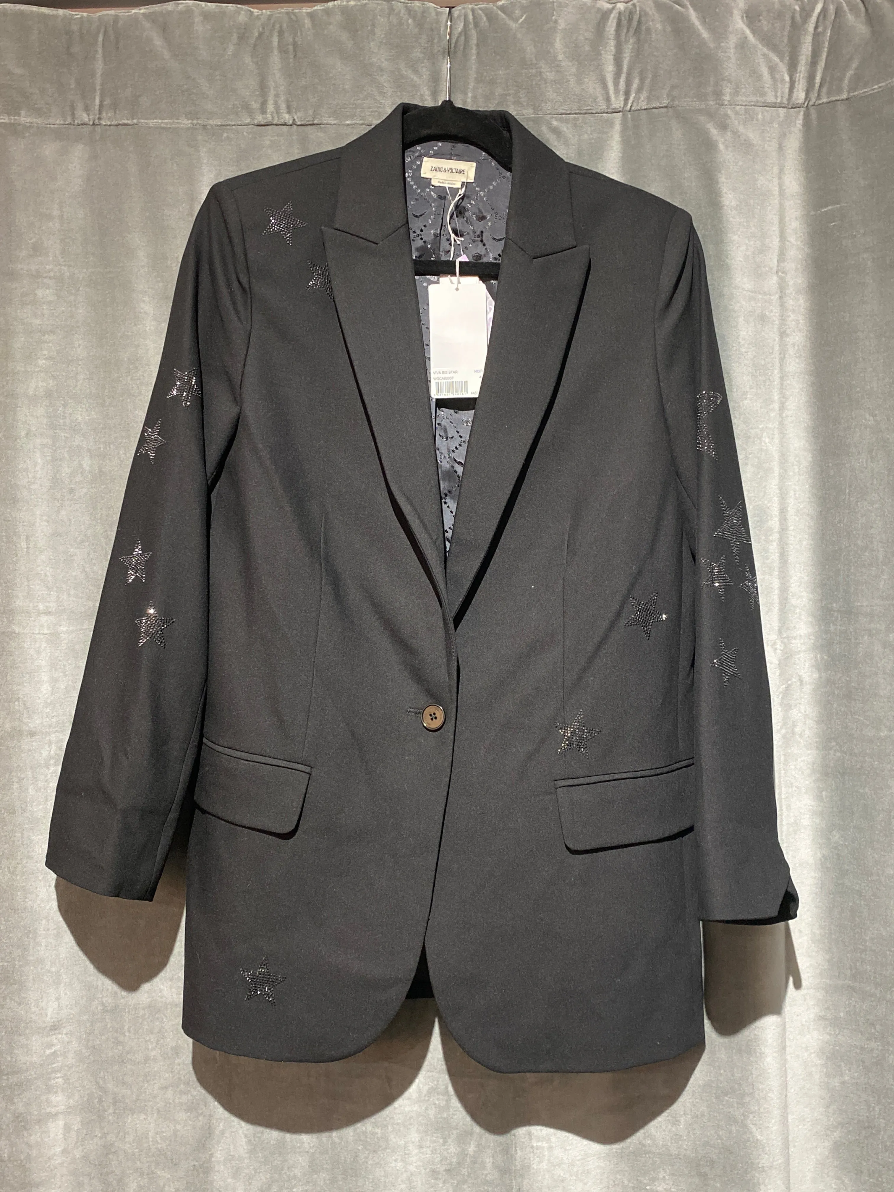 Zadig & Voltaire Vivas Bis Star in Noir