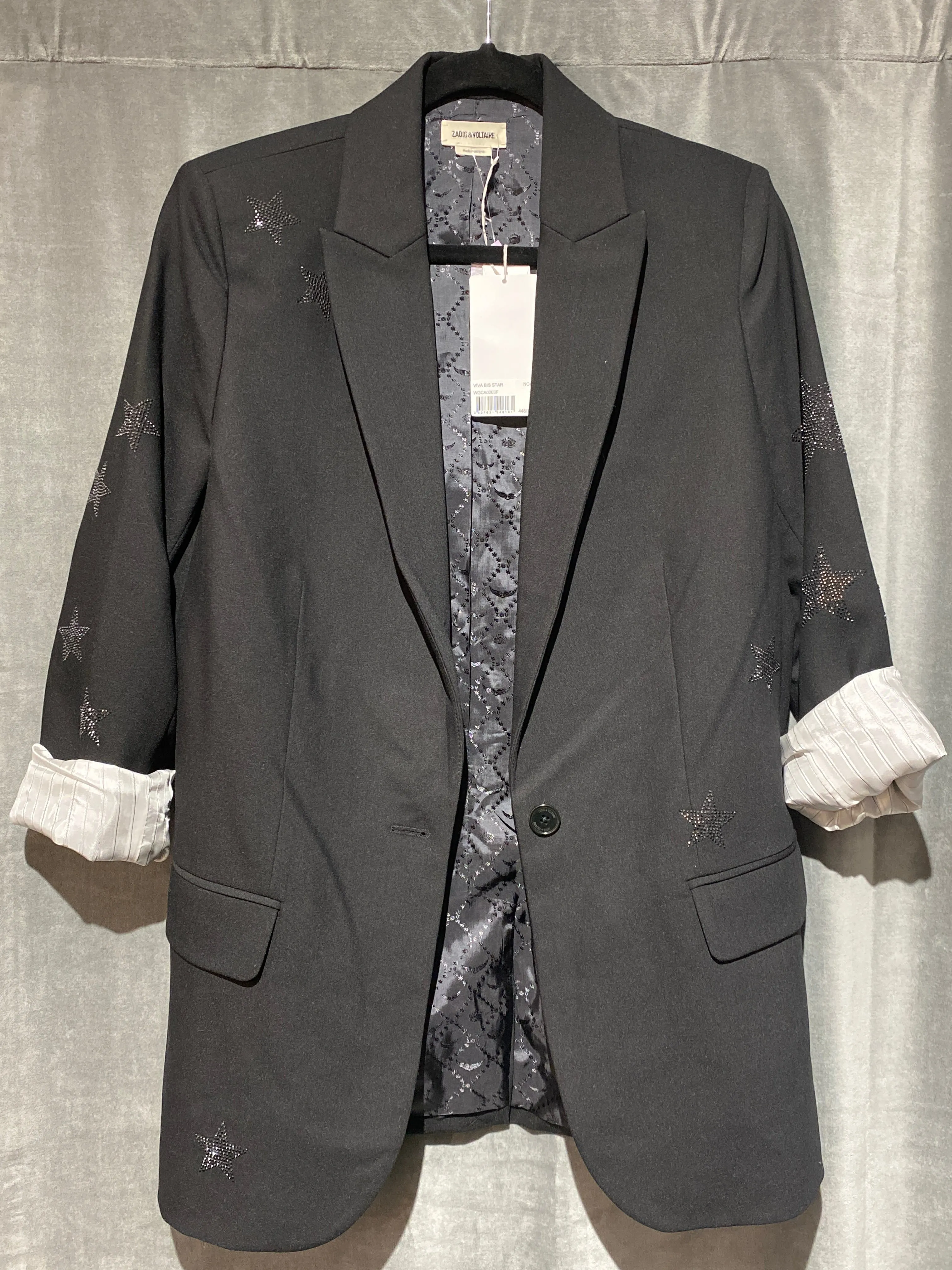 Zadig & Voltaire Vivas Bis Star in Noir