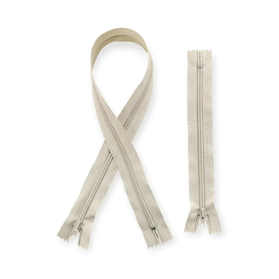 Zip Nylon Beige